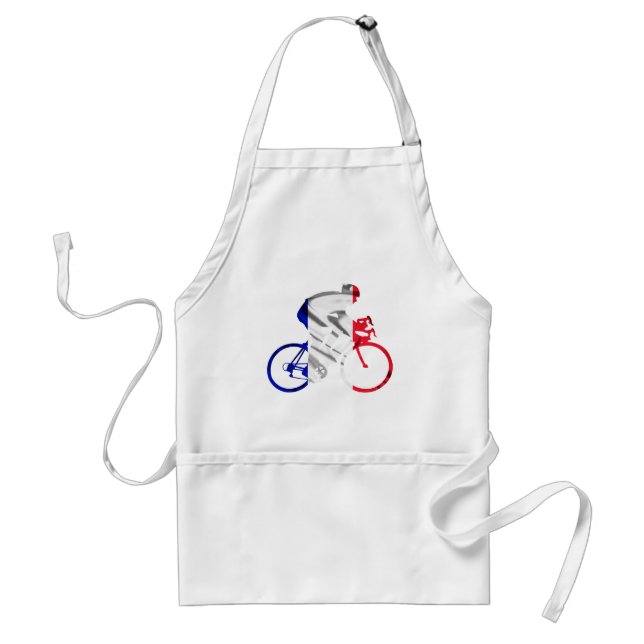 Tour de france cyclist adult apron (Front)