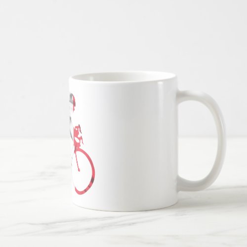 Tour de france cyclist coffee mug