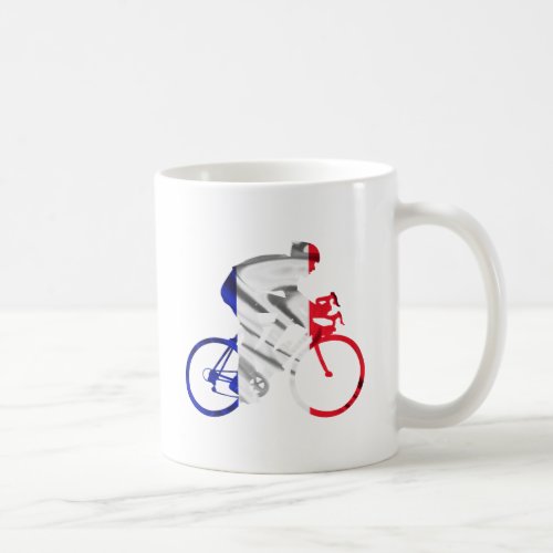 Tour de france cyclist coffee mug