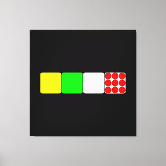 Tour de France Jerseys 2 Black Canvas Print