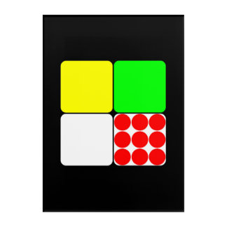 Tour de France Jerseys 3 Black Acrylic Print