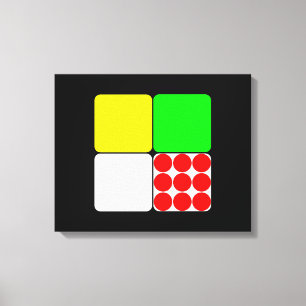 Tour de France Jerseys 3 Black Canvas Print