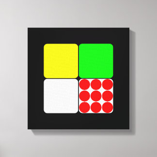 Tour de France Jerseys 3 Black Canvas Print