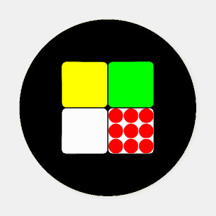 Tour de France Jerseys 3 Black Coaster Set