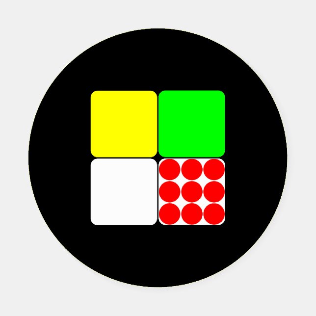 Tour de France Jerseys 3 Black Coaster Set (Single)