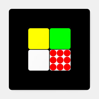 Tour de France Jerseys 3 Black Coaster Set