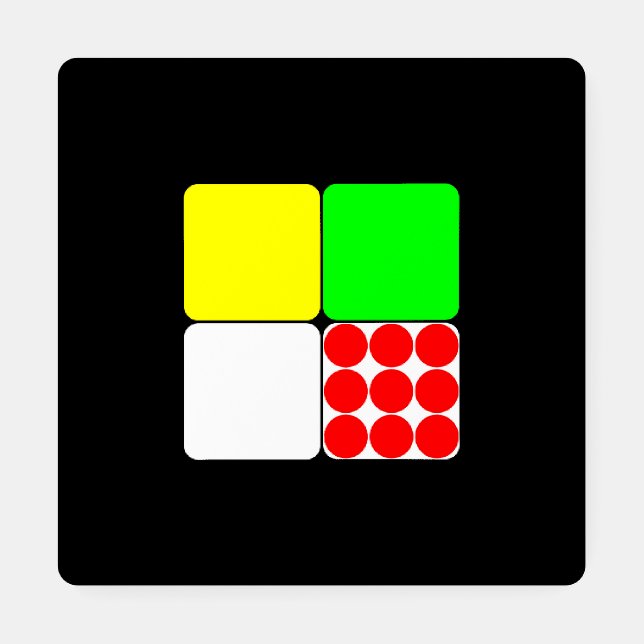 Tour de France Jerseys 3 Black Coaster Set (Single)