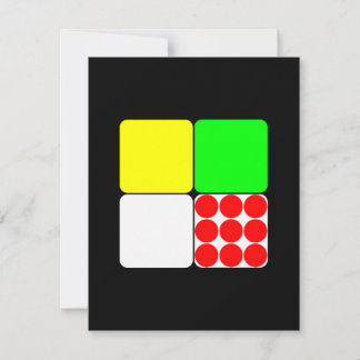 Tour de France Jerseys 3 Black Holiday Card