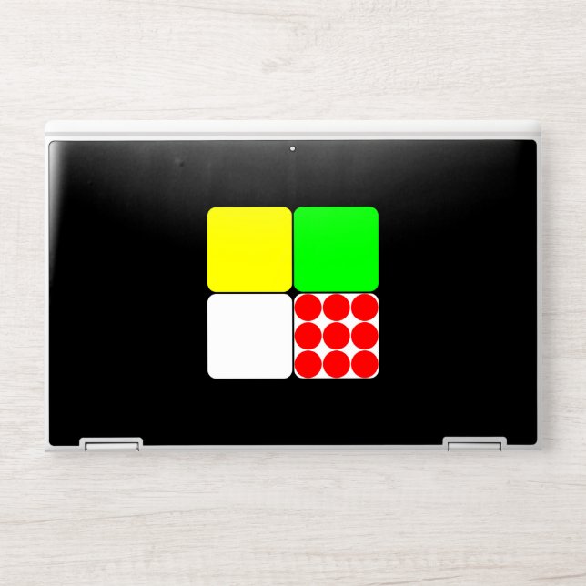 Tour de France Jerseys 3 Black HP Laptop Skin (Front)