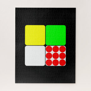 Tour de France Jerseys 3 Black Jigsaw Puzzle