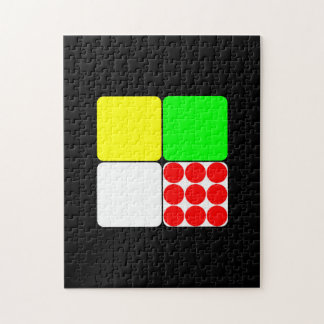 Tour de France Jerseys 3 Black Jigsaw Puzzle