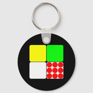 Tour de France Jerseys 3 Black Keychain