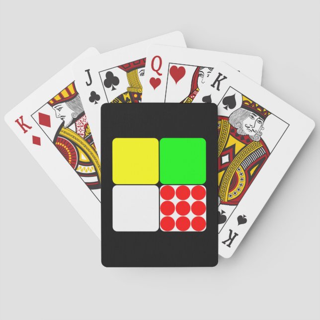 Tour de France Jerseys 3 Black Poker Cards (Back)