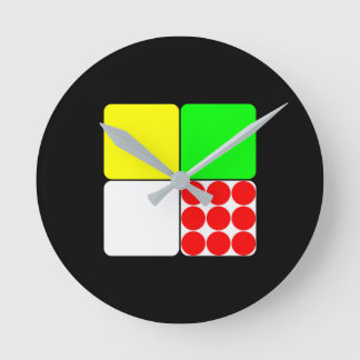 Tour de France Jerseys 3 Black Round Clock