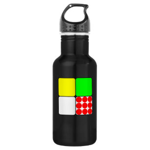 Tour de France Jerseys 3 Black Stainless Steel Water Bottle