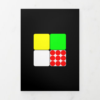 Tour de France Jerseys 3 Black Tri-Fold Announcement