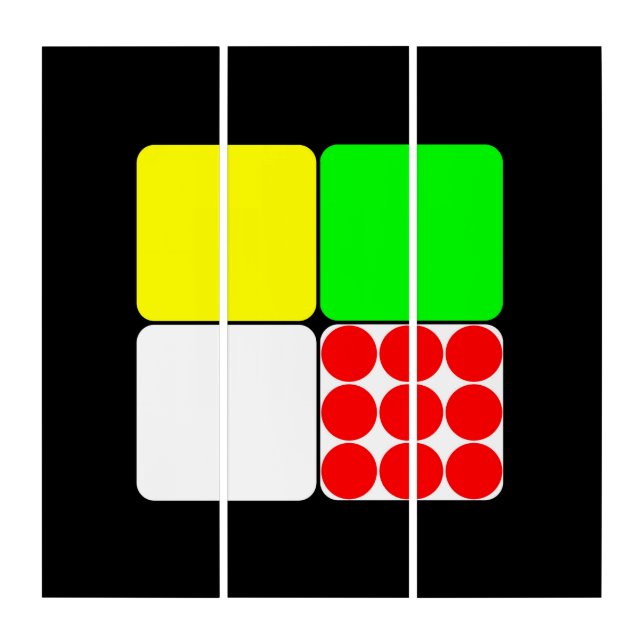 Tour de France Jerseys 3 Black Triptych (Front)