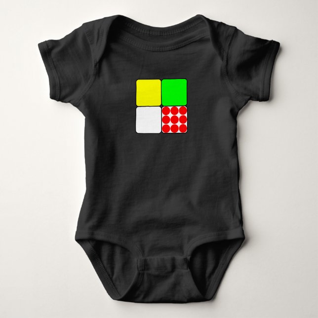 Tour de France Jerseys 3 Yellow Baby Bodysuit (Front)