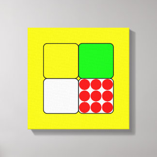 Tour de France Jerseys 3 Yellow Canvas Print