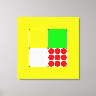 Tour de France Jerseys 3 Yellow Canvas Print