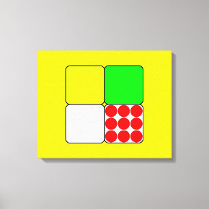 Tour de France Jerseys 3 Yellow Canvas Print