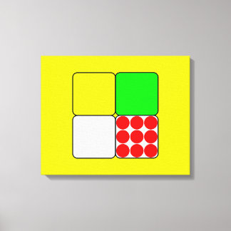 Tour de France Jerseys 3 Yellow Canvas Print