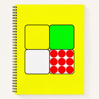 Tour de France Jerseys 3 Yellow Notebook