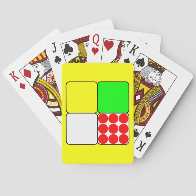 Tour de France Jerseys 3 Yellow Poker Cards (Back)