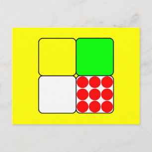 Tour de France Jerseys 3 Yellow Postcard