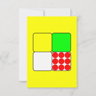 Tour de France Jerseys 3 Yellow Thank You Card