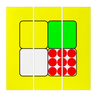 Tour de France Jerseys 3 Yellow Triptych