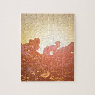 Tour De France Sunset Jigsaw Puzzle