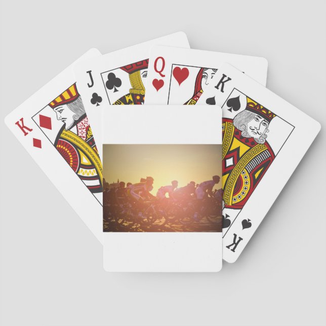 Tour De France Sunset Poker Cards (Back)