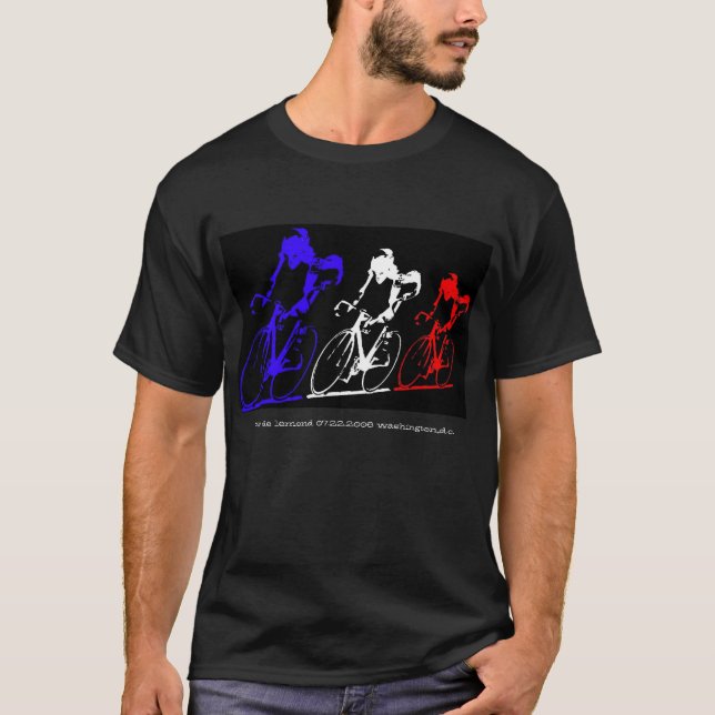 tour de lemond 3 man team alleycat T-Shirt (Front)
