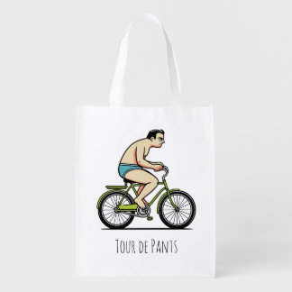 Tour de pants grocery bag