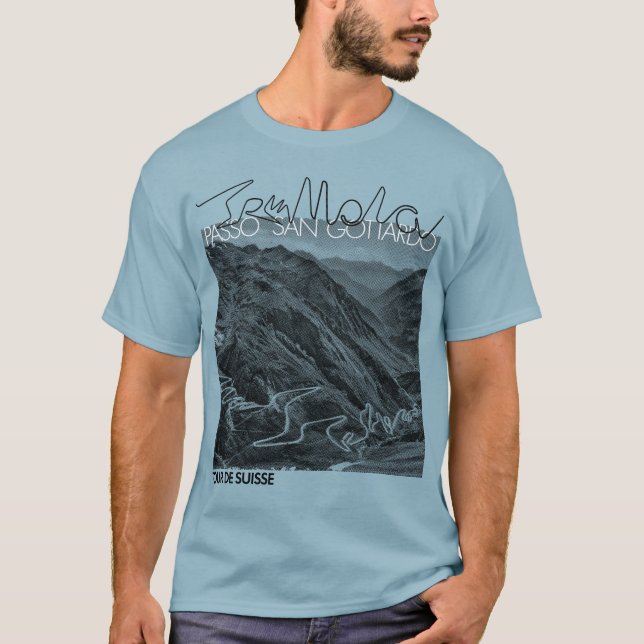 Tour De Suisse "Tremola" Gothard Pass T-Shirt (Front)