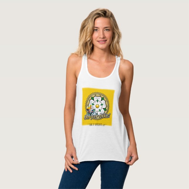 Tour de Yorkshire 2019 ‘On yer Bike’ vest Tank Top (Front Full)