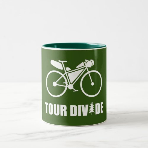 Tour Divide Bikepacking Two_Tone Coffee Mug