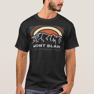Tour du Mont Blanc Chamonix France Italy Switzerla T-Shirt