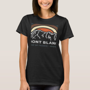 Tour du Mont Blanc Chamonix France Italy Switzerla T-Shirt