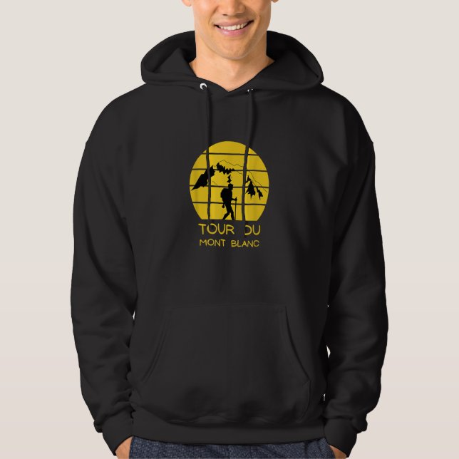 Tour du Mont Blanc Hiking long-distance hiking tra Hoodie (Front)