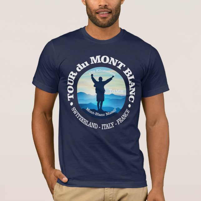 Tour du Mont Blanc (V) T-Shirt (Front)
