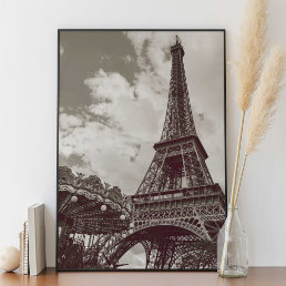 Tour Eiffel Paris, France Photography Poster