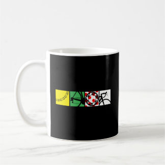 Tour France Bike Squares Coffee Mug