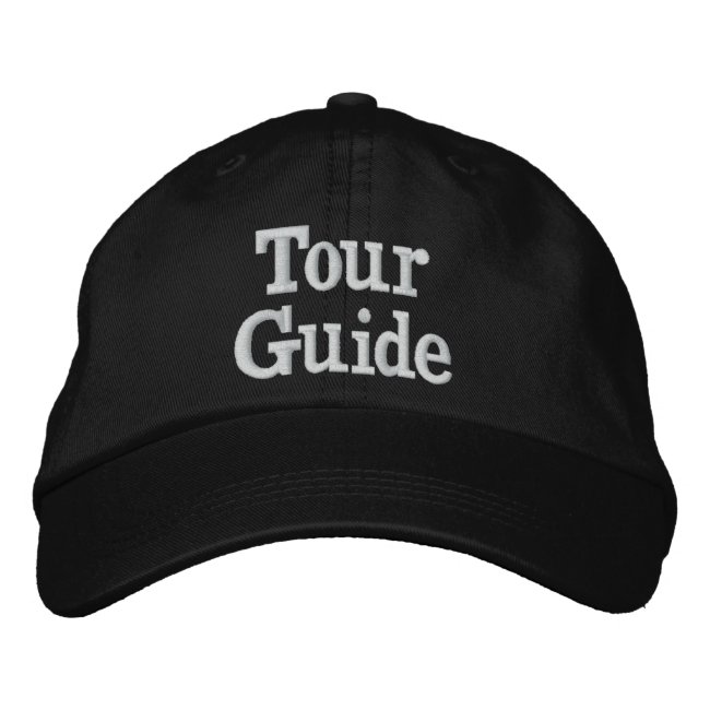 Tour Guide Embroidered Baseball Cap