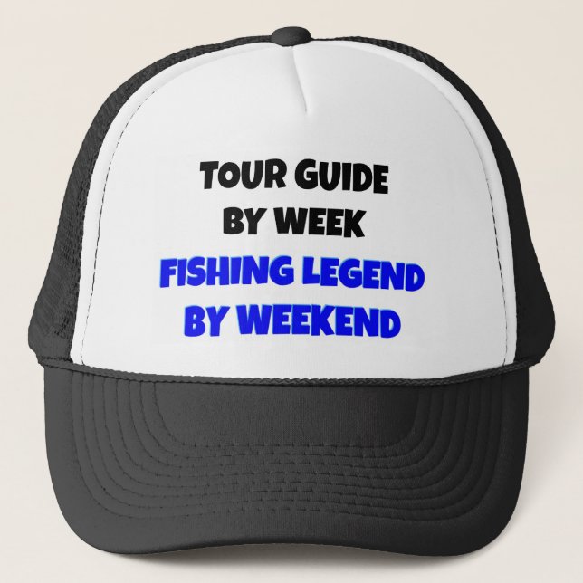 Tour Guide Fishing Legend Trucker Hat (Front)