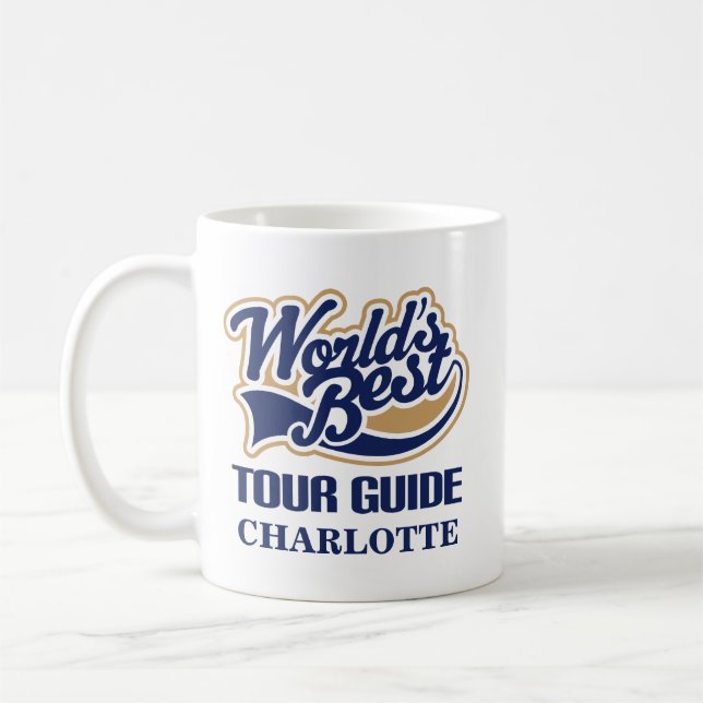 Tour Guide Personalized Mug Gift (Left)