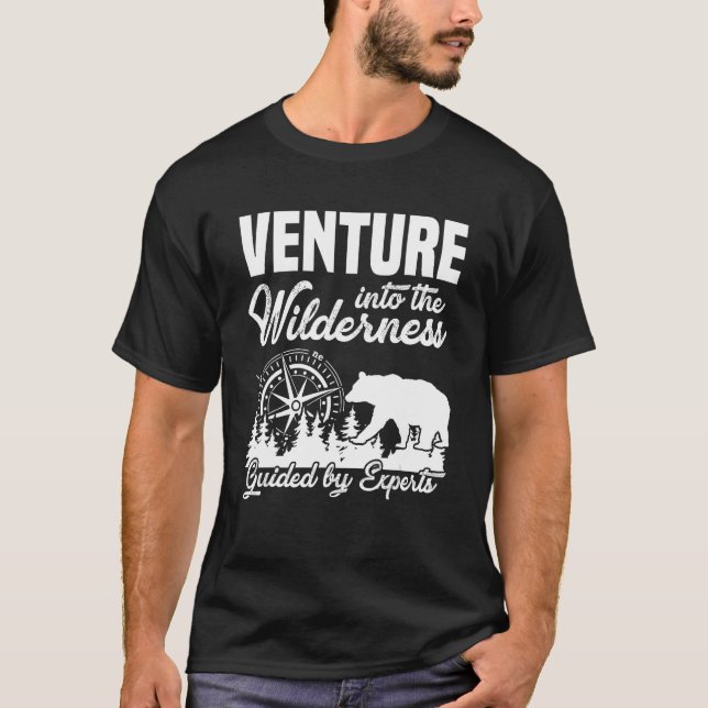 Tour Guide Safari Tour Guide Outfit Bear Tour in W T-Shirt (Front)