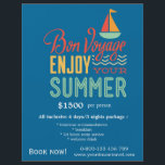 Tour Travels Flyer<br><div class="desc">You can change the BACKGROUND color by yourself.</div>