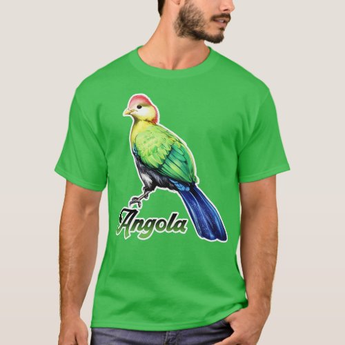 Touraco de Pauline bird Angola T_Shirt
